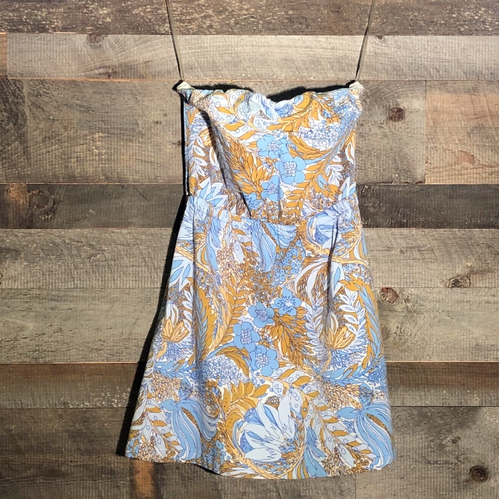 VERONICA M STRAPLESS CASUAL MINI DRESS